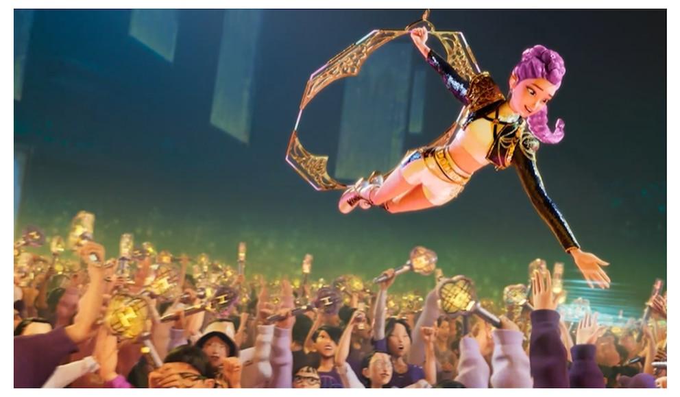 Where to watch the movie 'Las guerreras K-pop' dubbed into Spanish safely