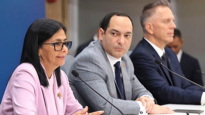 Delcy Rodriguez.EFE/Miraflores Palace