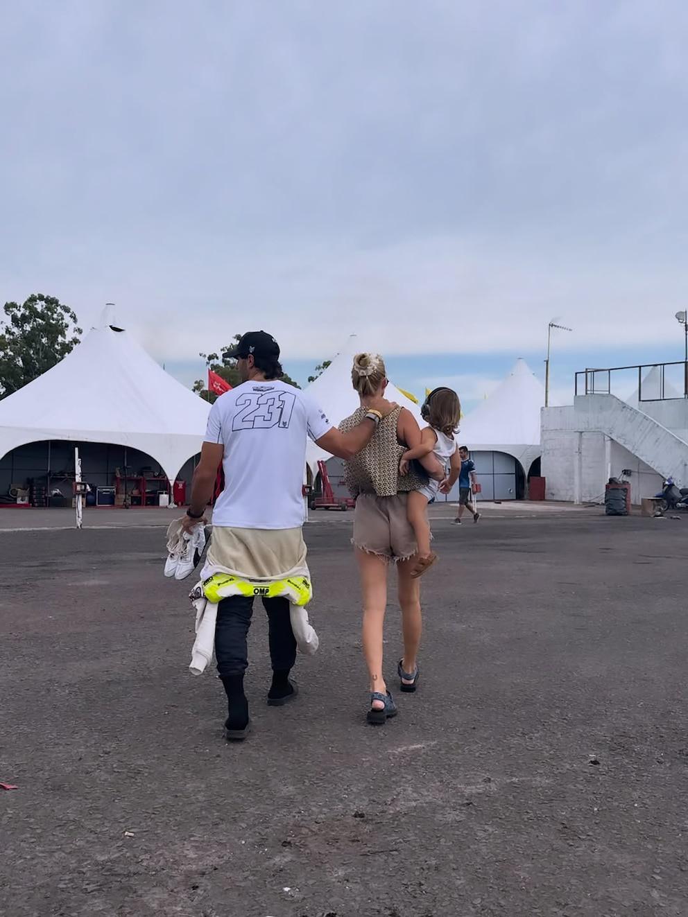 The antics of Nicole Neumann and Manu Urcera's son at the Paraná racetrack: “The racing heartthrob”