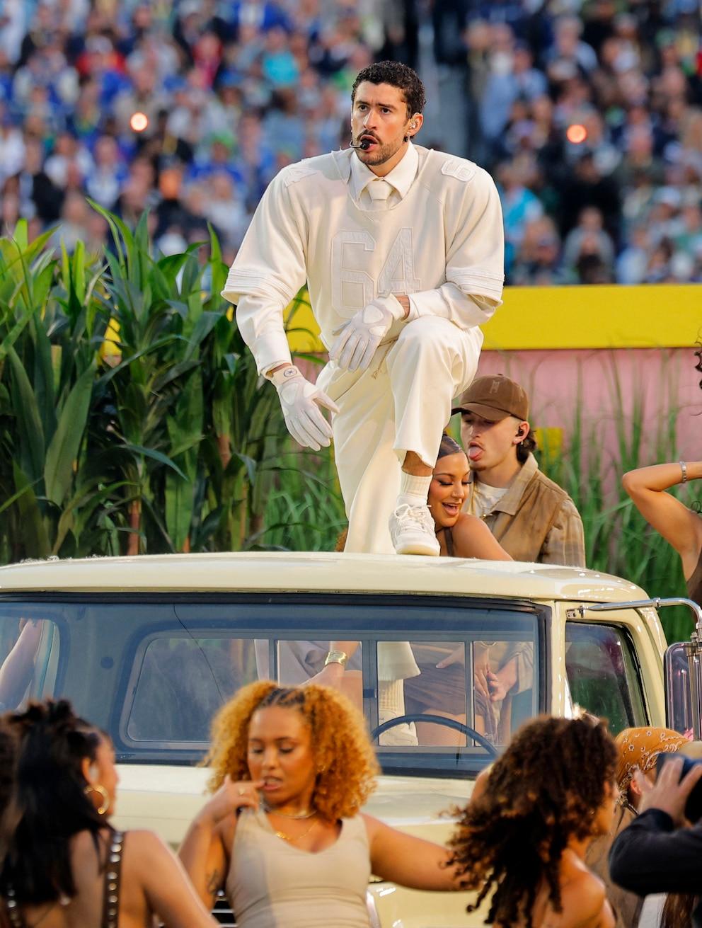 Bad Bunny's halftime draws record audience at Super Bowl