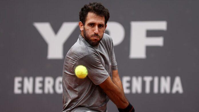 Hernán Casanova during the Buenos Aires Challenger, last year
