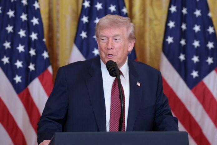 United States President Donald Trump speaks during an event to promote energy sources (REUTERS/Jonathan Ernst)