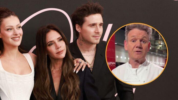 The British chef came out in defense of marriage in the midst of the family scandal that shakes the Beckhams. (Composition/REUTERS/Social networks)