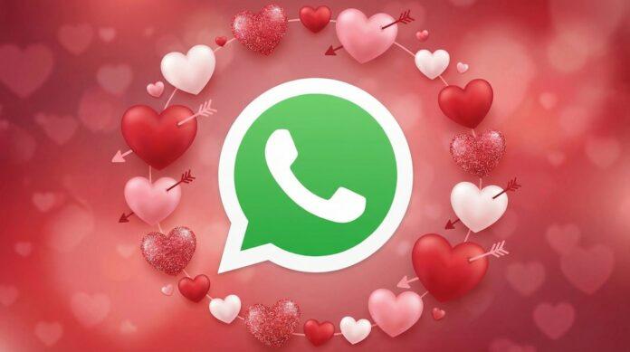 Valentine's Day mode in WhatsApp consists of activating a series of platform functions.(Illustrative Image Infobae)