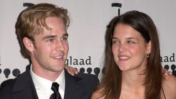 Katie Holmes and James Van Der Beek had a secret romance.(Grosby)