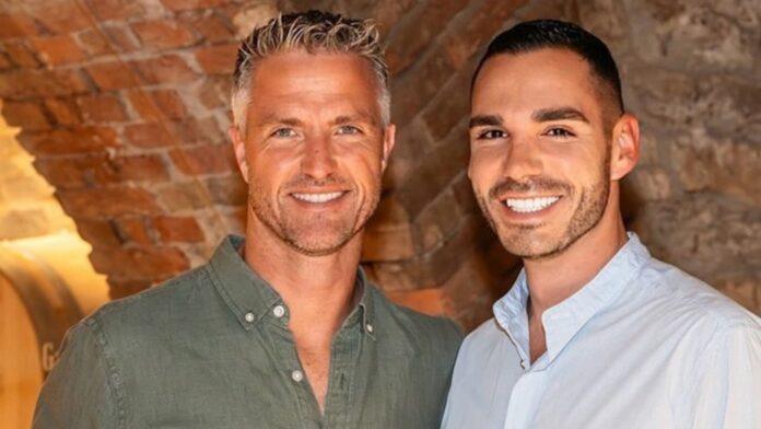 Ralf Schumacher and his partner enjoy wine tasting in a rustic winery.Now they announced their marriage (Instagram)