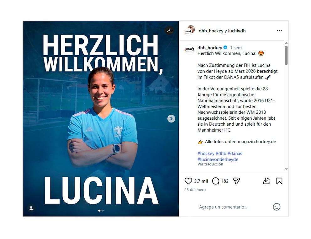 Controversy in Las Leonas: a player decided to resign from the Argentine national team and will represent Germany