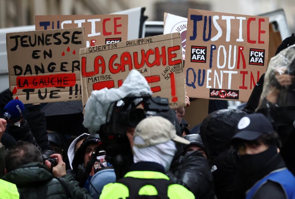 The beating murder of a far-right activist shakes French politics weeks before the elections