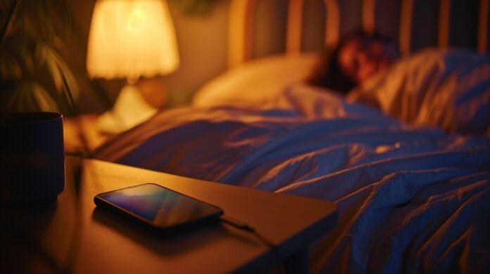 Sleeping with your cell phone next to your bed reduces the brain's ability to regenerate during sleep, according to specialists.(Illustrative Image Infobae)